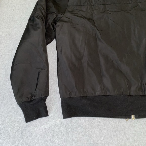 Killion MA-1 Bomber Jacket Men's Large Black Red Quilted Lining Streetwear Zip - Picture 7 of 13